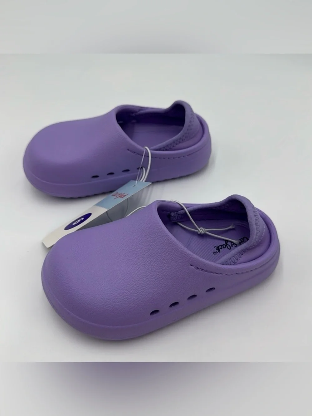 NWT Cat & Jack Toddler Girls Purple Rowan Pull-On Slip On Water Shoes Size 6